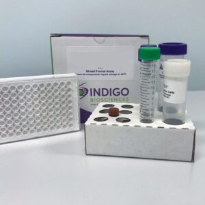The components which make up Indigo Biosciences assay kits