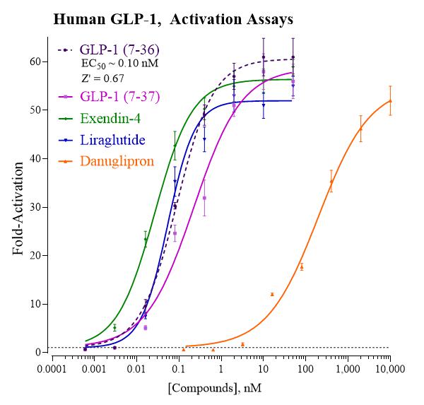 GLP1R Activation Assay graph